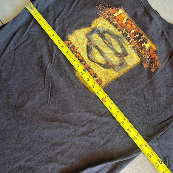 Y2K Harley Davidson black cotton t-shirt with eagle graphic  #biker #motorcycle - Picture 7 of 8